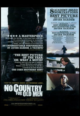 No Country For Old Men Movie Poster Print