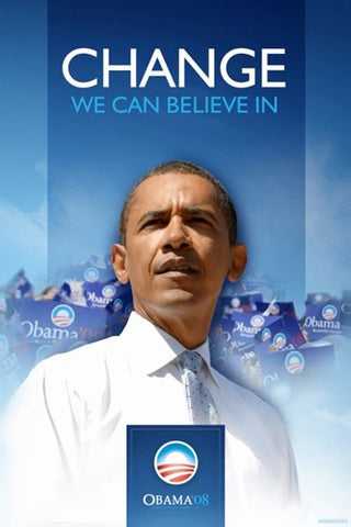Barack Obama  - (First) Campaign Poster Movie Poster Print