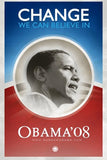 Barack Obama - Change We Can Believe In Movie Poster Print