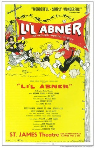 Li'l Abner (Broadway) Movie Poster Print