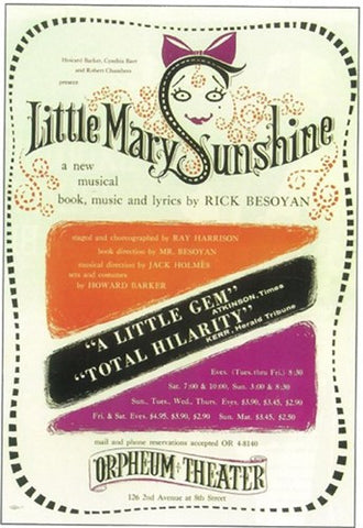 Little Mary Sunshine (Broadway) Movie Poster Print