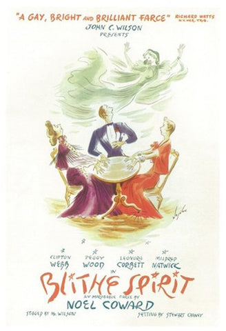 Blithe Spirit (Broadway) Movie Poster Print