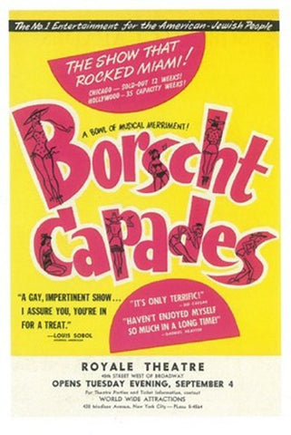 Borscht Capades (Broadway) Movie Poster Print
