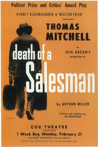 Death Of A Salesman (Broadway) Movie Poster Print