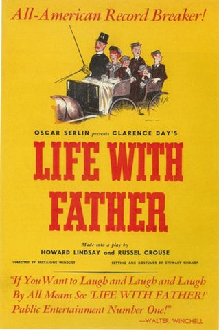 Life With Father (Broadway) Movie Poster Print