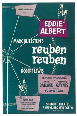 Reuben Reuben (Broadway) Movie Poster Print