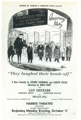 Anniversary Waltz (Broadway) Movie Poster Print
