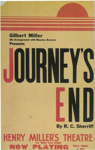 Journey's End (Broadway) Movie Poster Print