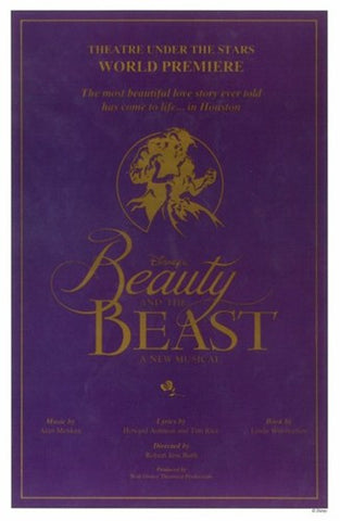 Beauty and The Beast (Broadway) Movie Poster Print