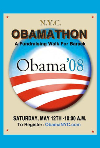 Barack Obama - (Obamathon) Campaign Poster Movie Poster Print