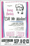 Call Me Madam (Broadway) Movie Poster Print