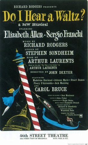 Do I Hear a Waltz? (Broadway) Movie Poster Print