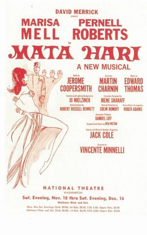 Mata Hari (Broadway) Movie Poster Print