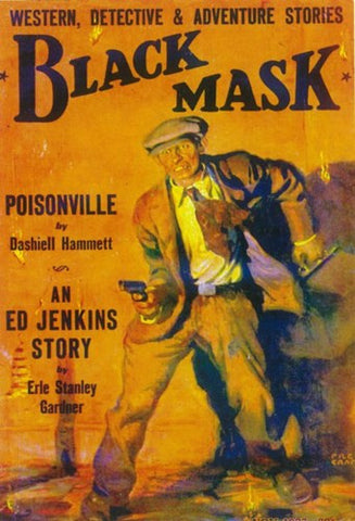 Black Mask (Pulp) Movie Poster Print