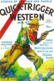 Quick-Trigger Western Magazine (Pulp) Movie Poster Print
