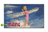 Vacationland of the Nation Metal 18x30