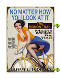 Bicyclist (Means More Girl) Metal 28x38