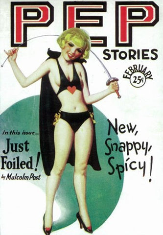 Pep Stories (Pulp) Movie Poster Print