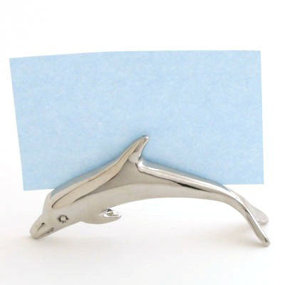 Set Of 6  Nickel Dolphin Placecard