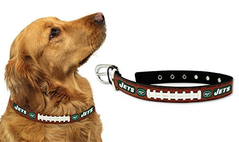 NFL New York Jets Leather Dog Collar