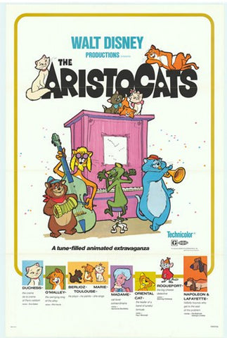 Aristocats Movie Poster Print