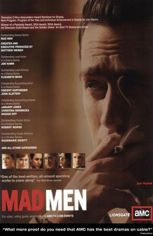 Mad Men (TV) Movie Poster Print