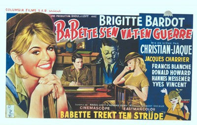 Babette Goes To War Movie Poster Print