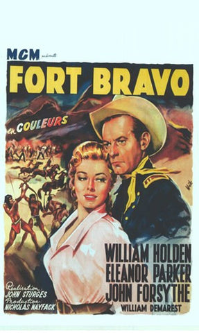 Escape from Fort Bravo Movie Poster Print