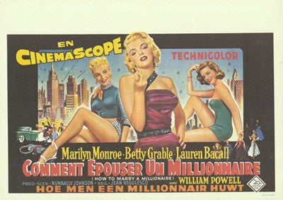 How to Marry a Millionaire Movie Poster Print