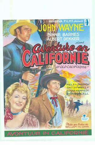 In Old California Movie Poster Print