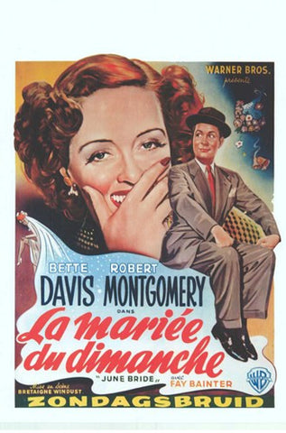 June Bride Movie Poster Print