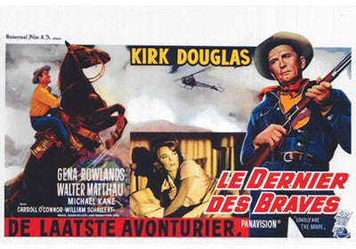 Lonely are the Brave Movie Poster Print