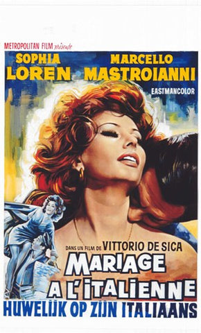 Marriage - Italian Style Movie Poster Print