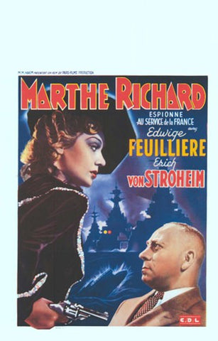 Marthe Richard Movie Poster Print