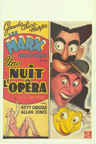 A Night At The Opera Movie Poster Print
