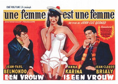 A Woman Is a Woman Movie Poster Print