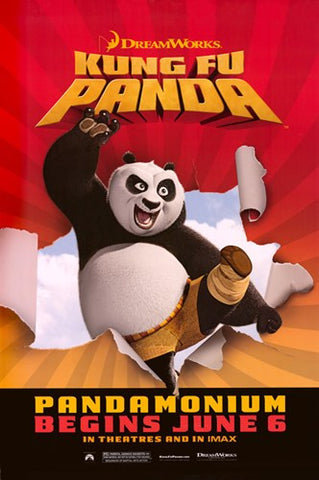 Kung Fu Panda Movie Poster Print