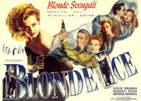 Blonde Ice Movie Poster Print