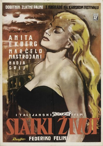 La Dolce Vita Movie Poster Print