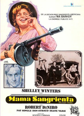 Bloody Mama Movie Poster Print