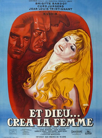 And God Created Woman Movie Poster Print