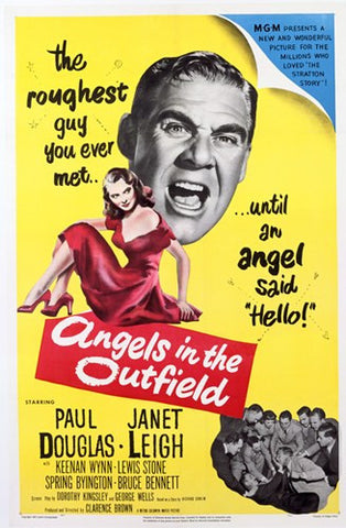 Angels In The Outfield Movie Poster Print