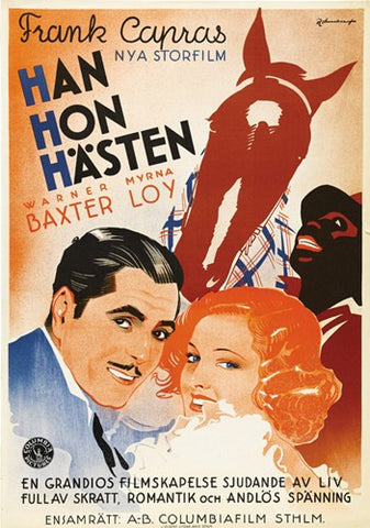 Broadway Bill Movie Poster Print