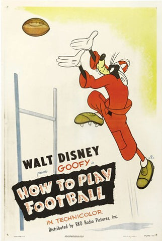 How to Play Football Movie Poster Print