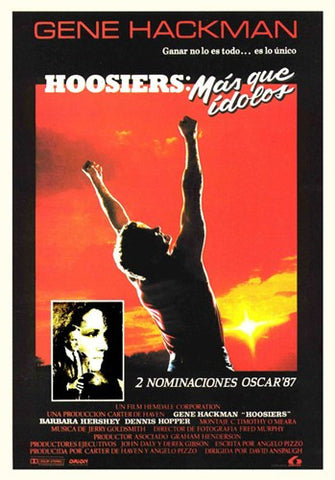 Hoosiers Movie Poster Print
