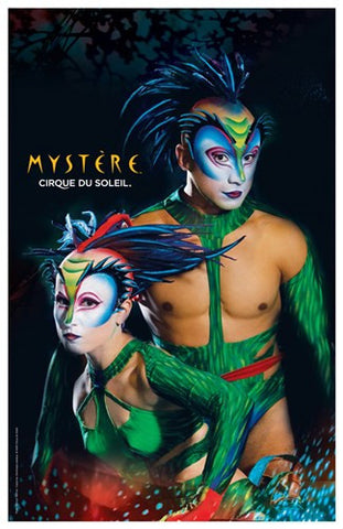 Cirque du Soleil - Mystere, c.1993 (green lizards) Movie Poster Print