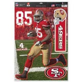 WinCraft NFL San Francisco 49ers WCR29261014 Multi-Use Decal, 11" x 17"