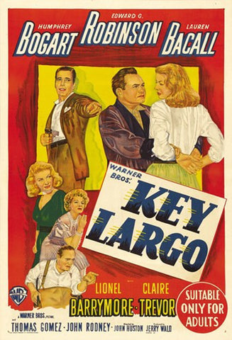 Key Largo Movie Poster Print