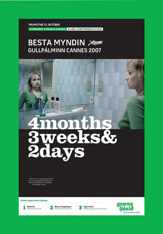 4 Months, 3 Weeks, and 2 Days Movie Poster Print