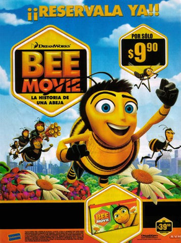 Bee Movie Movie Poster Print